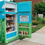 Old refrigerator for disposal